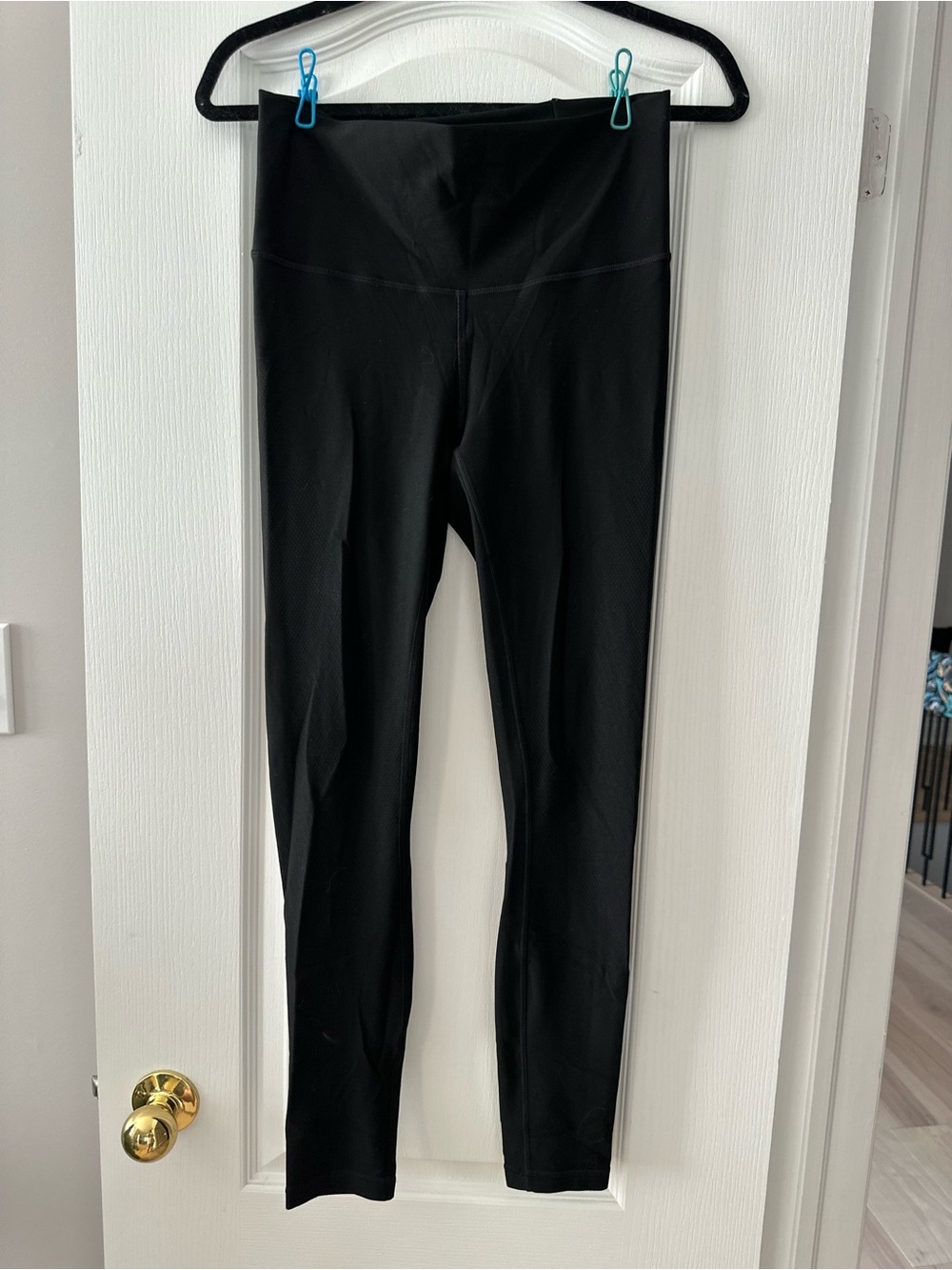 High waisted panelled design leggings